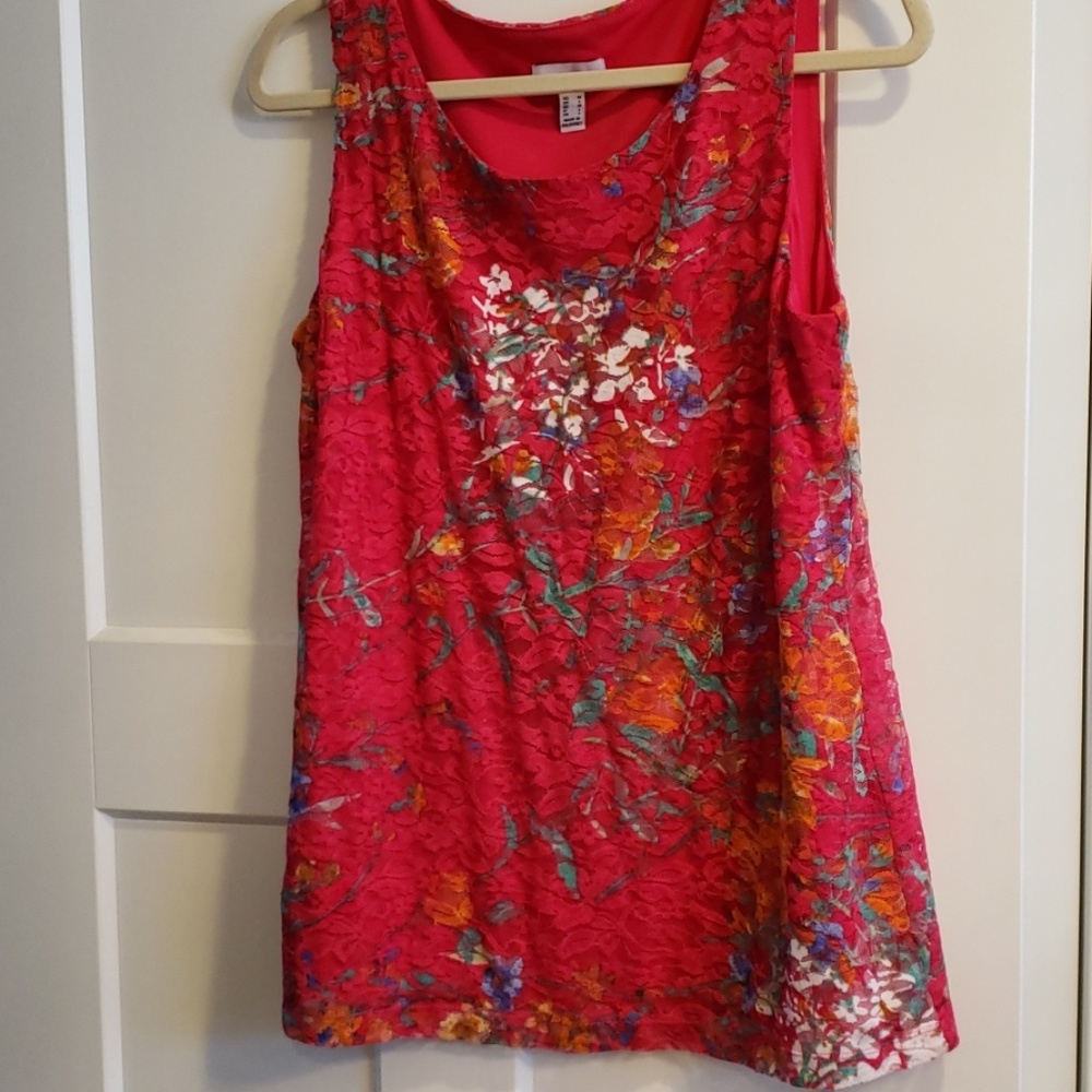 Susan Graver lined tank top